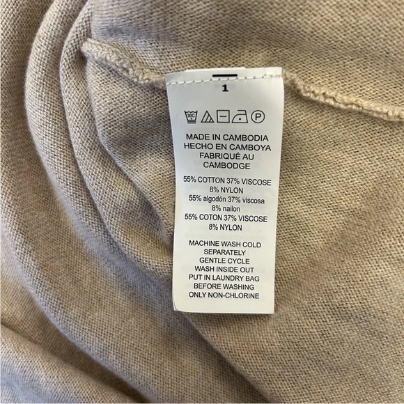 Michael Kors Women's Long Sleeves Tunic Sweater Oatmeal Size S - Small - NWT $98 - Picture 12 of 13